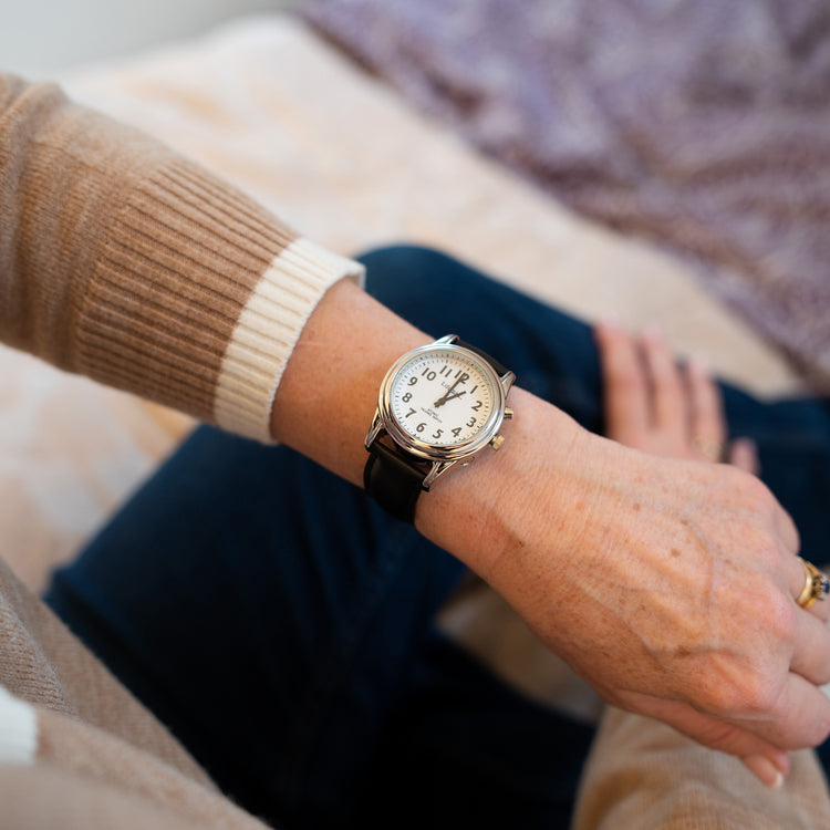 Alternative view of Lifemax talking Atomic Watch Small (leather)