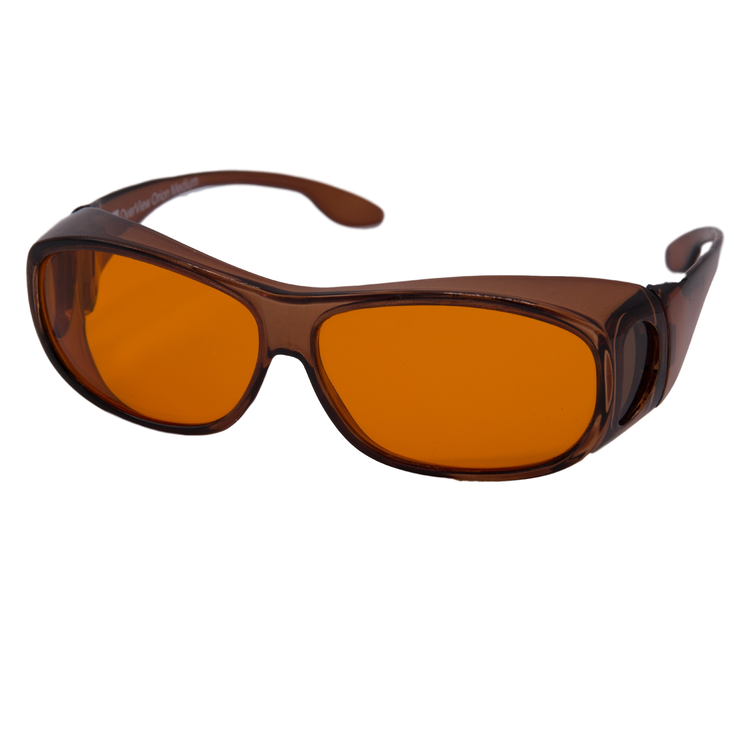 RNIB Orion medium fit-over eyeshields - orange