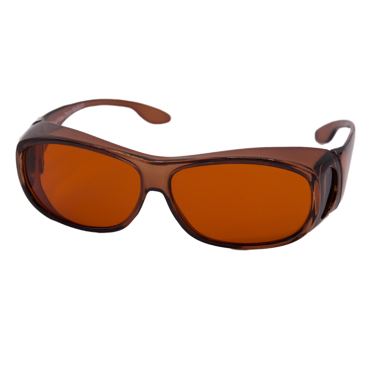 RNIB Orion medium fit-over eyeshields - amber