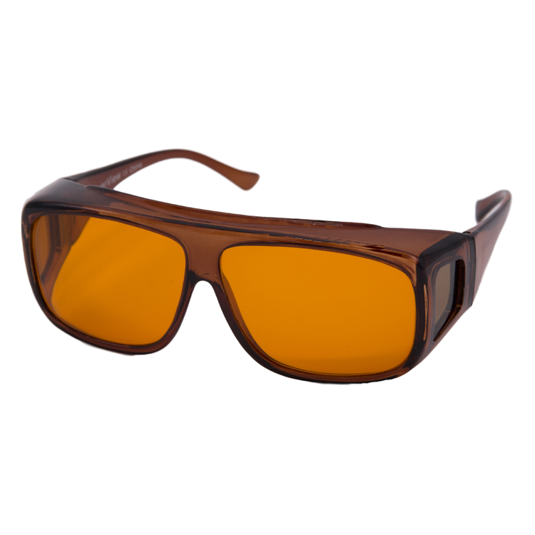 RNIB Orion large fit-over eyeshields - orange